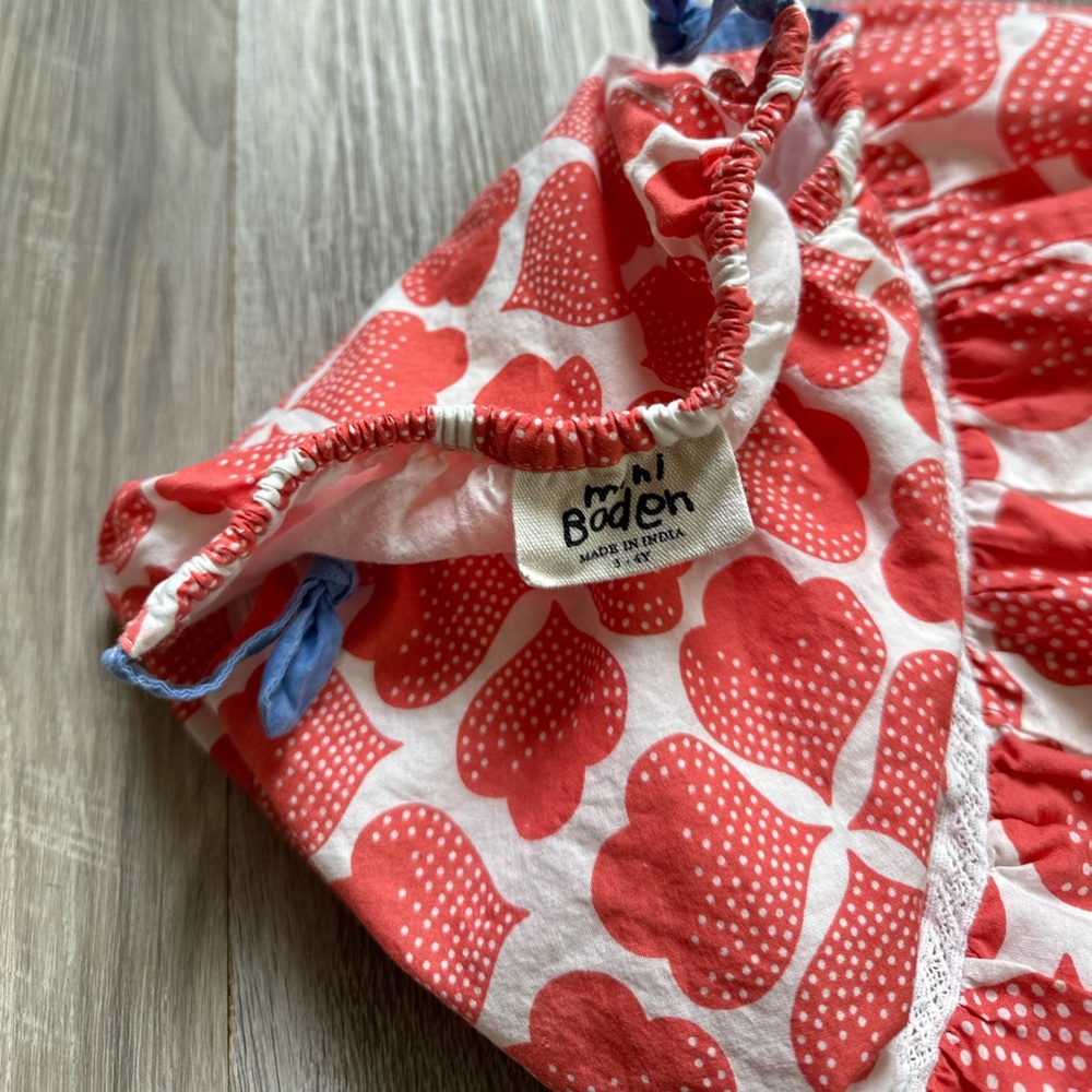 Mini Boden Patterned Dress - Picture 6 of 6